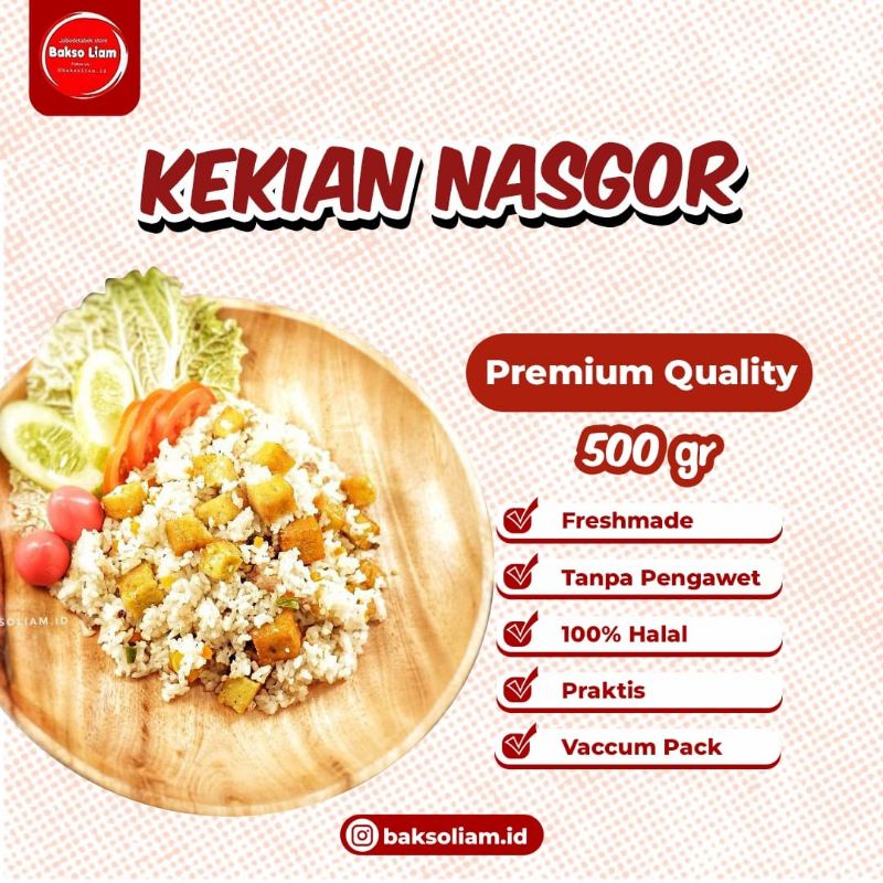 

Kekian NasGor 500gr Liam's Food