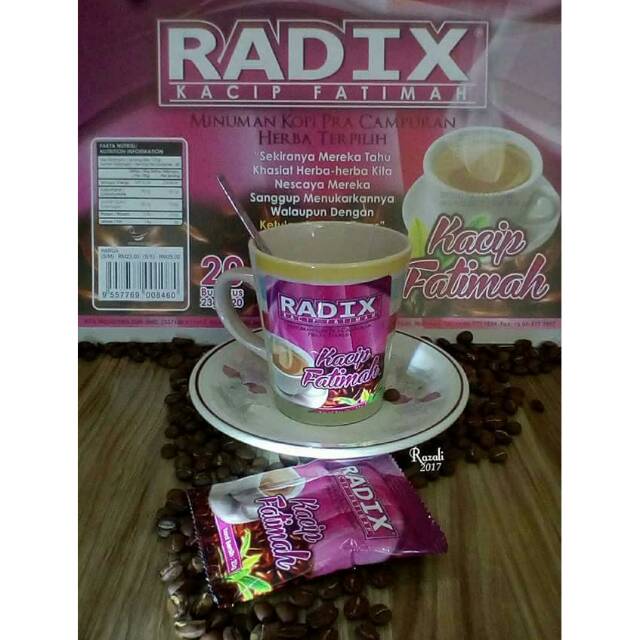 

Kopi radix Kacip fatimah sachet