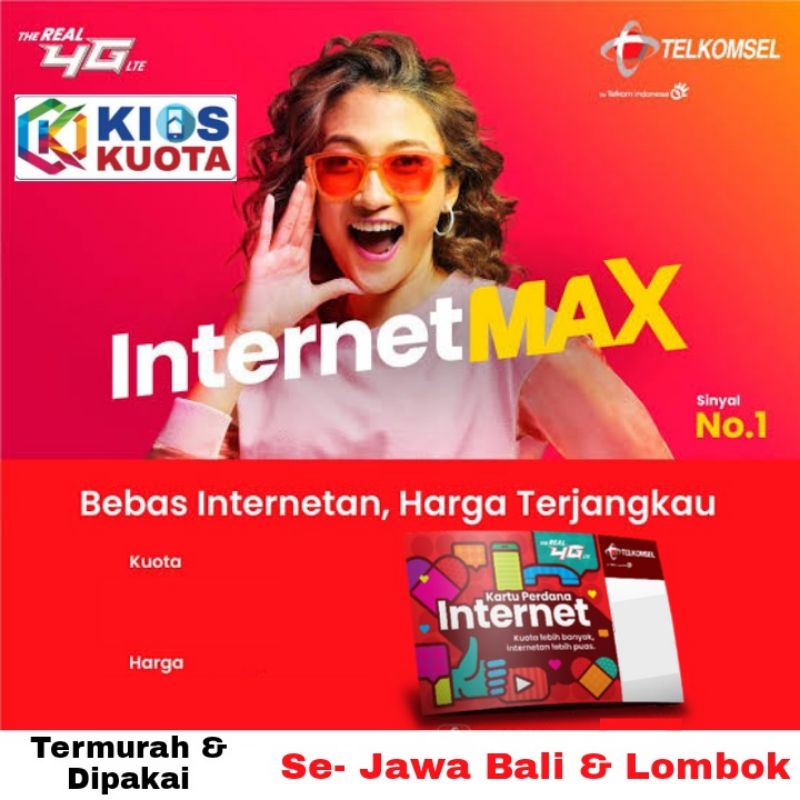 Perdana Telkomsel InternetMAX 2GB 30Hari