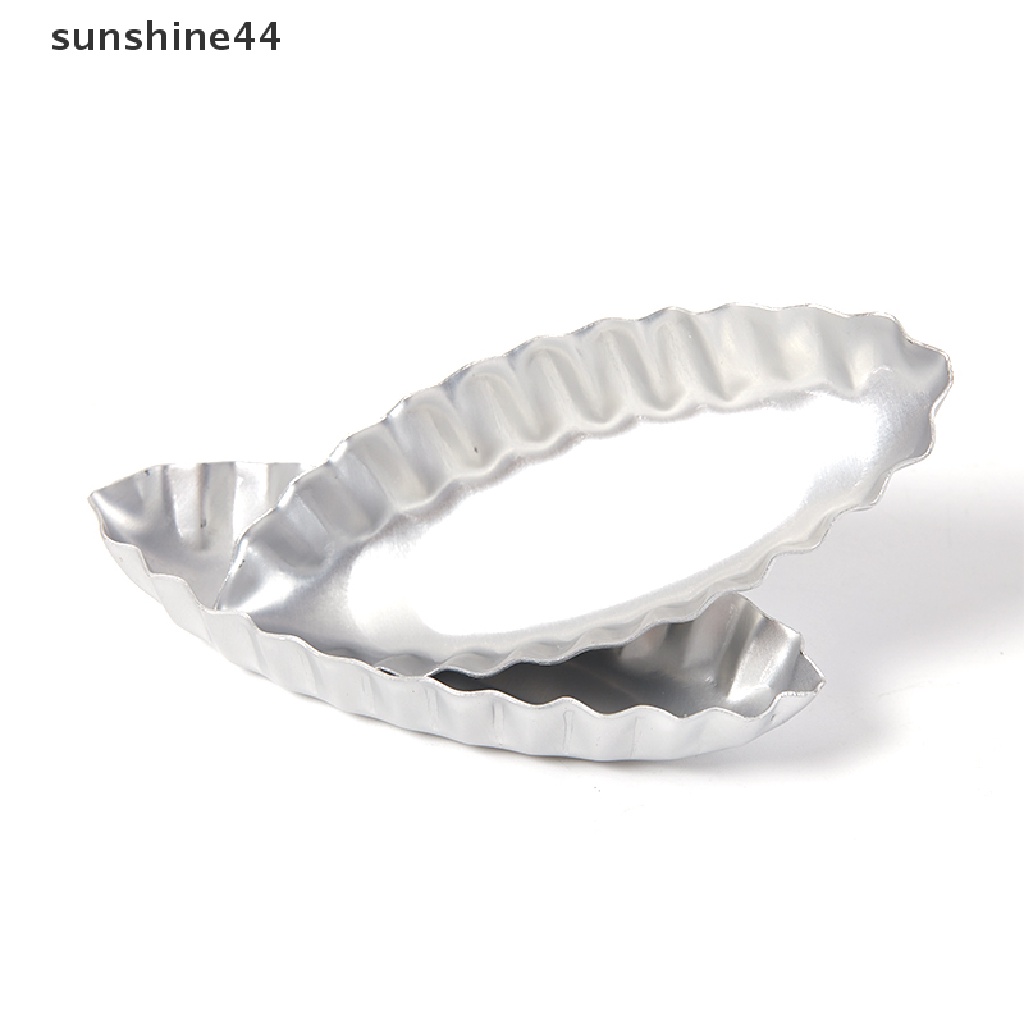 Sunshine Cetakan Egg Tart DIY Bentuk Perahu Bahan Aluminum