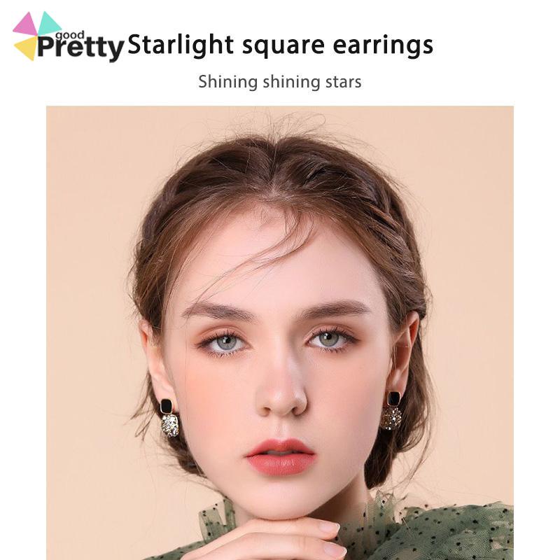 Anting Retro Mewah Siswa Perempuan Sederhana Temperamen Fashion Anting Murah Hati - PD