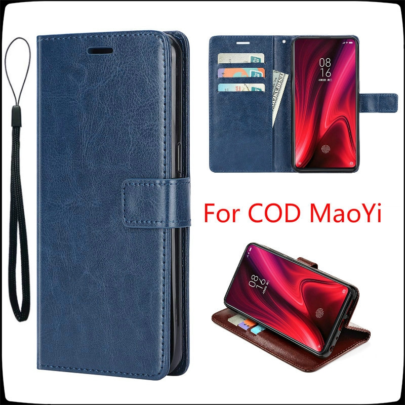 Case Flip Dompet Bahan Kulit Untuk Vivo Y95 Y91 Y91I Y91C 