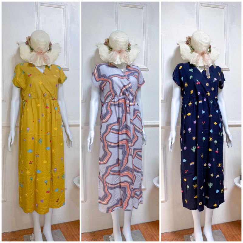 Best Seller / Long Dress Kimono Busui / Home Dress Kimono Busui / Lisa Long Dress Kimono Busui