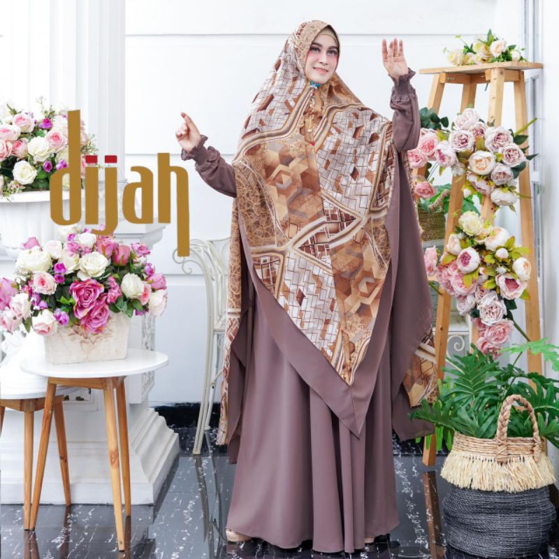 GAMIS SYAR'I CERUTY BABYDOLL ORIGINAL BY DIJAH