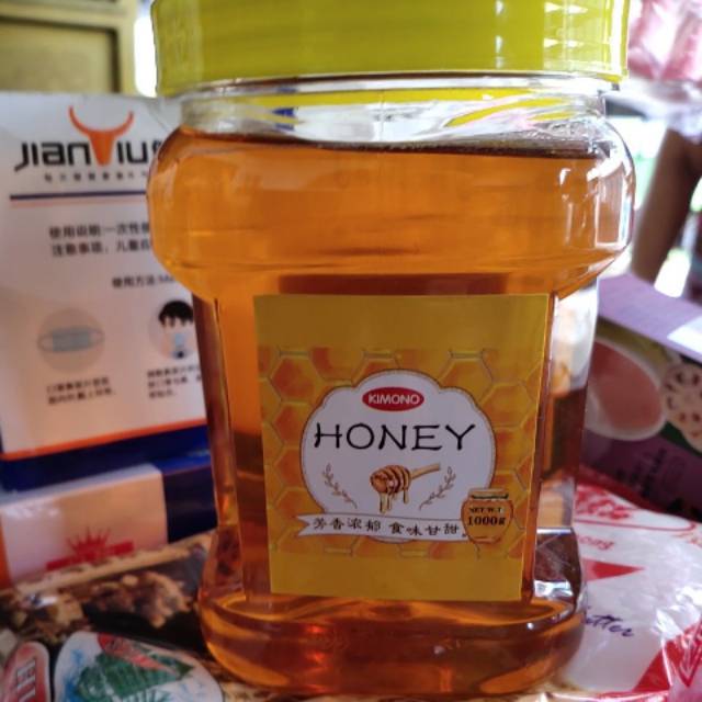 

1KG MADU MURNI KIMONO RRC BOTOL PLASTIK SUDAH ADA BPOM
