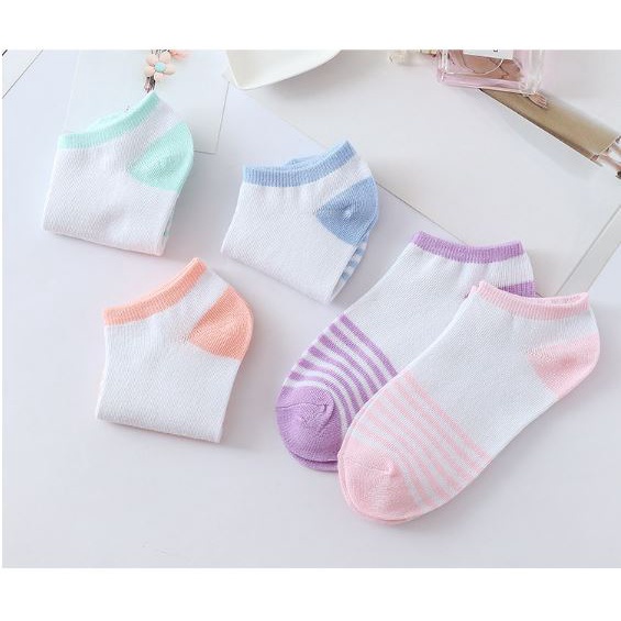 DF KK232 Kaos Kaki Fashion Wanita Kaos Kaki Pendek Korea Style Women Sock Import