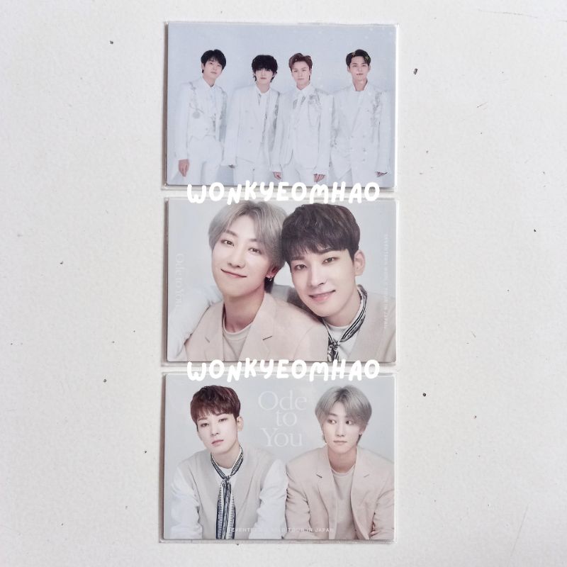 [BOOKED] TC TRADING CARD ODE TO YOU OTY JAPAN WONWOO MINGHAO WONHAO