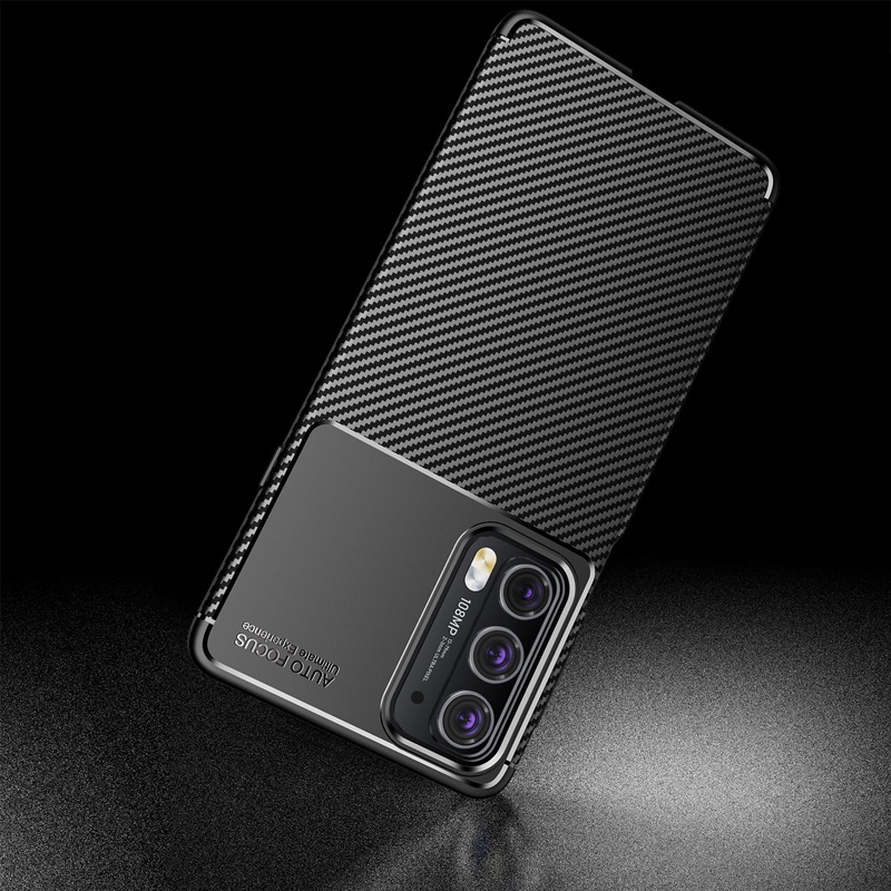 Soft Case Bahan Silikon Carbon Fiber Tahan Banting Untuk Motorola Moto Edge X30 S30 20 Pro Lite Moto Edge 20