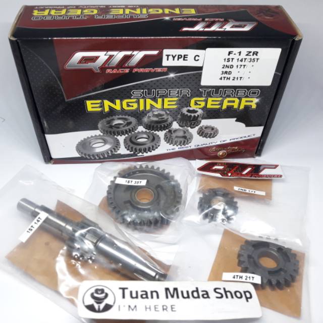 Gigi rasio qtt type c yamaha fizr force1