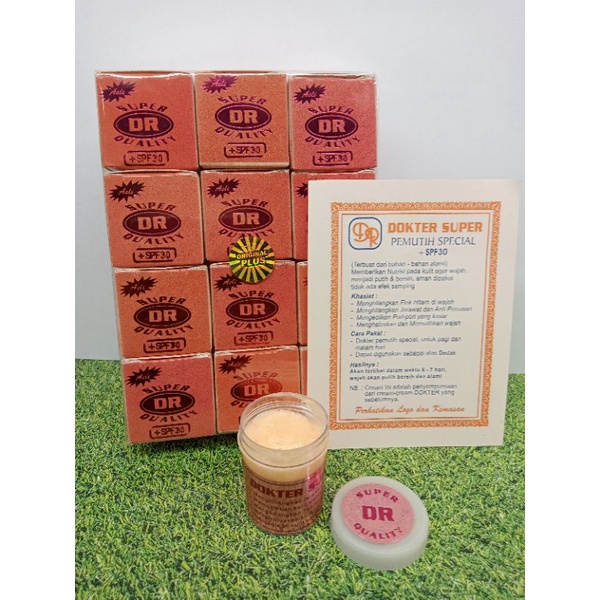 CREAM DR PINK SUPER ORIGINAL // Dokter pemutih spesial +SPF30 // 12 PCS