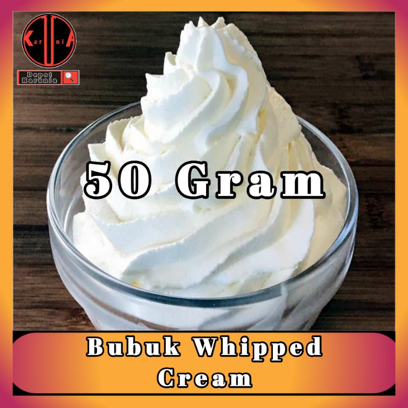 Whipped Cream Powder 50 Gram / Bubuk Whipping Cream