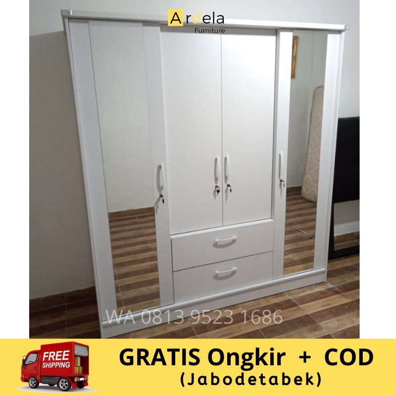 Lemari Pakaian Modern Minimalis Kayu Jumbo Lemari Baju Lemari Pakaian Modern Minimalis Kayu Jumbo Lemari Baju