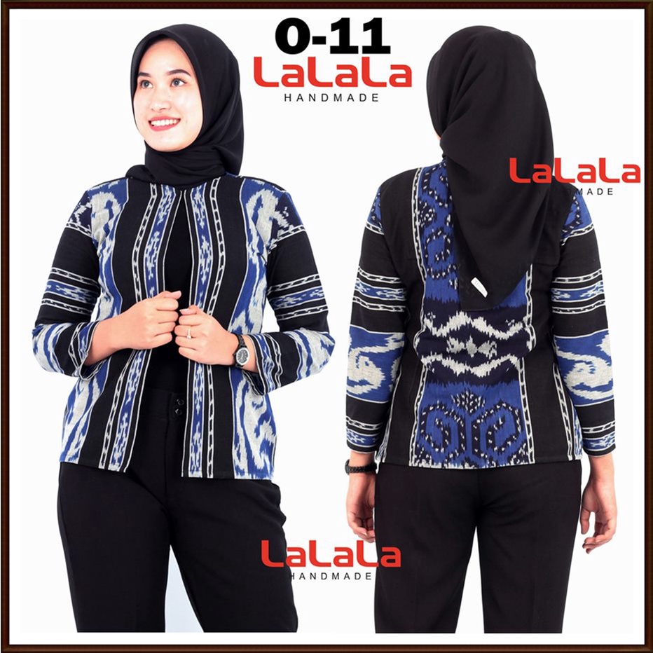 High Quality Baju Blazer Atasan Outer Tenun Etnik Bahan Nyaman dipakai