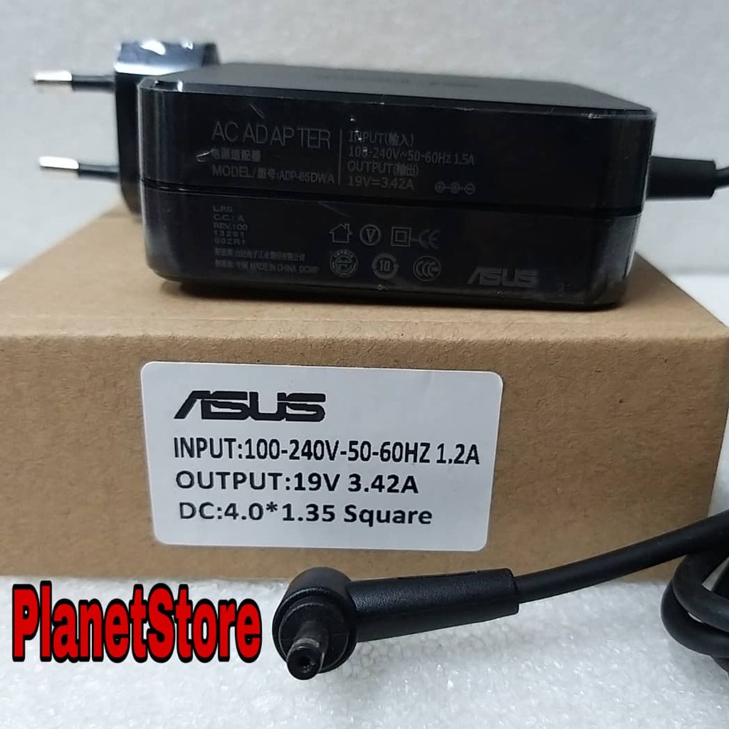 Adaptor charger Laptop Asus A456 A456U A456UR X442 X442U X442UQ X442UR 19V 3.42A JACK KECIL