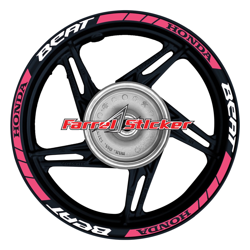 stiker velg sticker velk honda beat