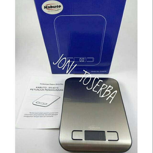 Timbangan Dapur Digital Silver Kabuto EK6015