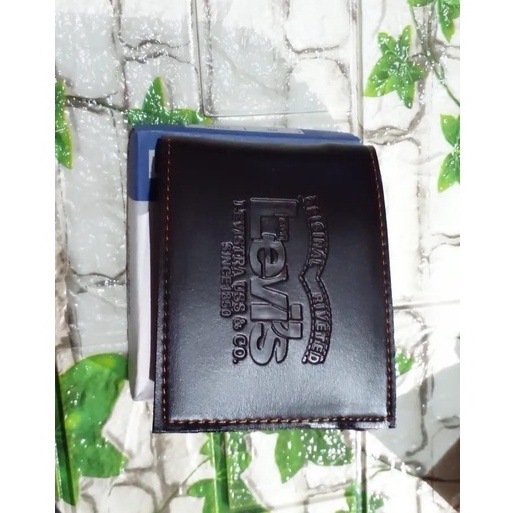 Dompet Pria Murah Bahan pu Leather Goods Paling Laris Free Box