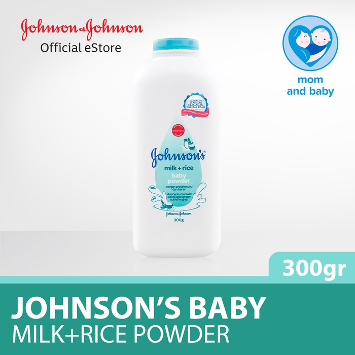 JOHNSON'S MILK + RICE BABY POWDER -