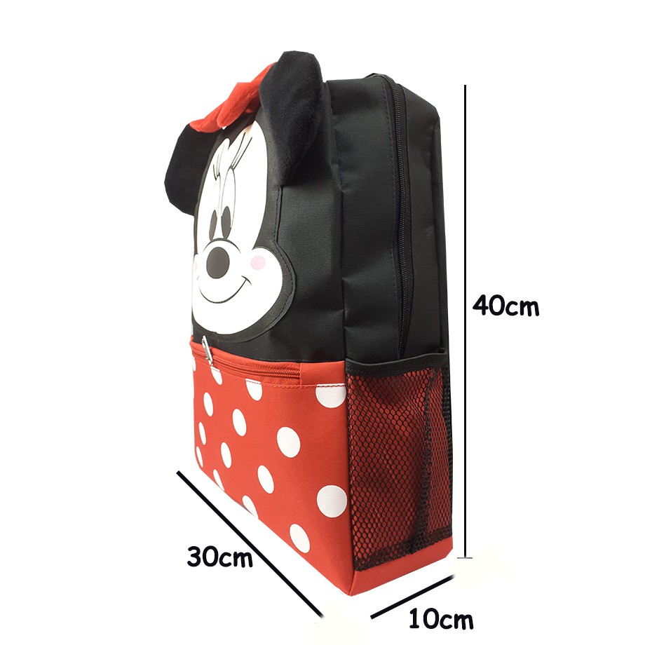 Tas Anak Sekolah Lucu Mickey Mouse dan Minnie Mouse