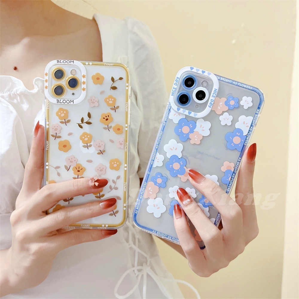 Casing TPU VIVO Y21T Y15S Y15A Y12S Y33S Y21S Y20i Y20s Y11 Y12 Y17 Y19 Y91 Y95 S1 V21E V23 V21E V21E Y30 Yx Dg Motif Bunga