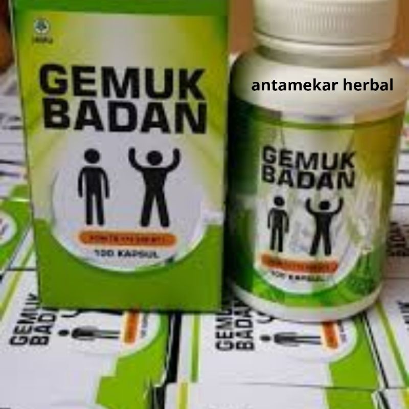 kapsul gemuk badan bin dawood isi 60 penggemuk badan