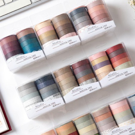 

Washi Tape Set 10pc Agugu Style Murah [INSHOP]