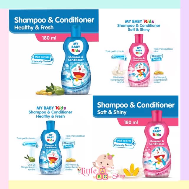 My baby kids shampoo &amp; conditioner 180ml / Mybaby shampoo &amp; conditioner