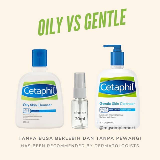 cetaphil oily dan gentle