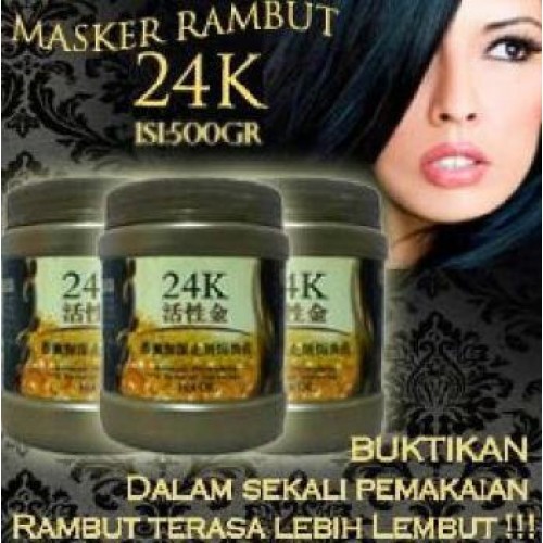 24K Gold Hair Mask / Masker Rambut 24k