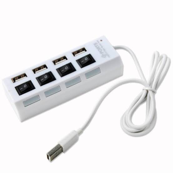 USB HUB 4Port Switch On / Off - Terminal USB