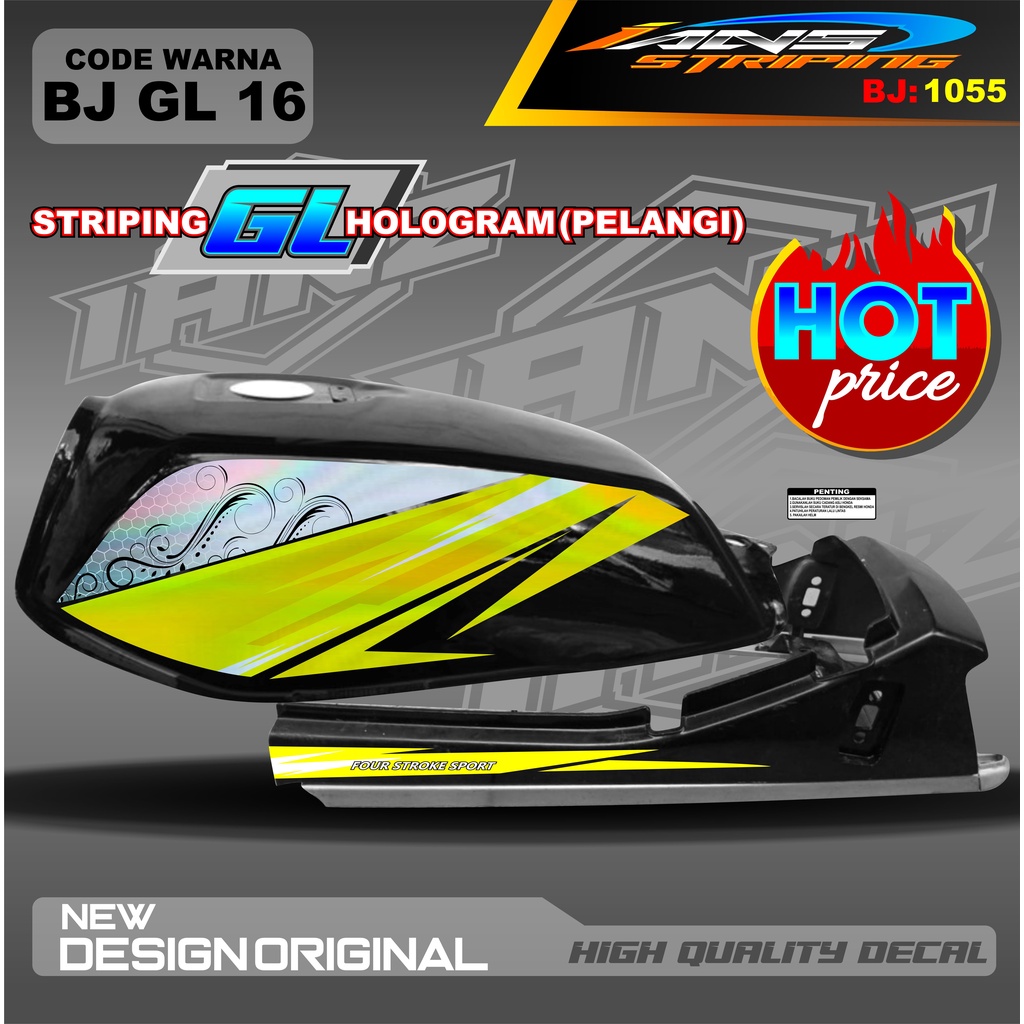 CUSTOM STRIPING GL HOLOGRAM / STRIPING GL MAX VARIASI HOLOGRAM / STRIPING GL PRO HOLOGRAM