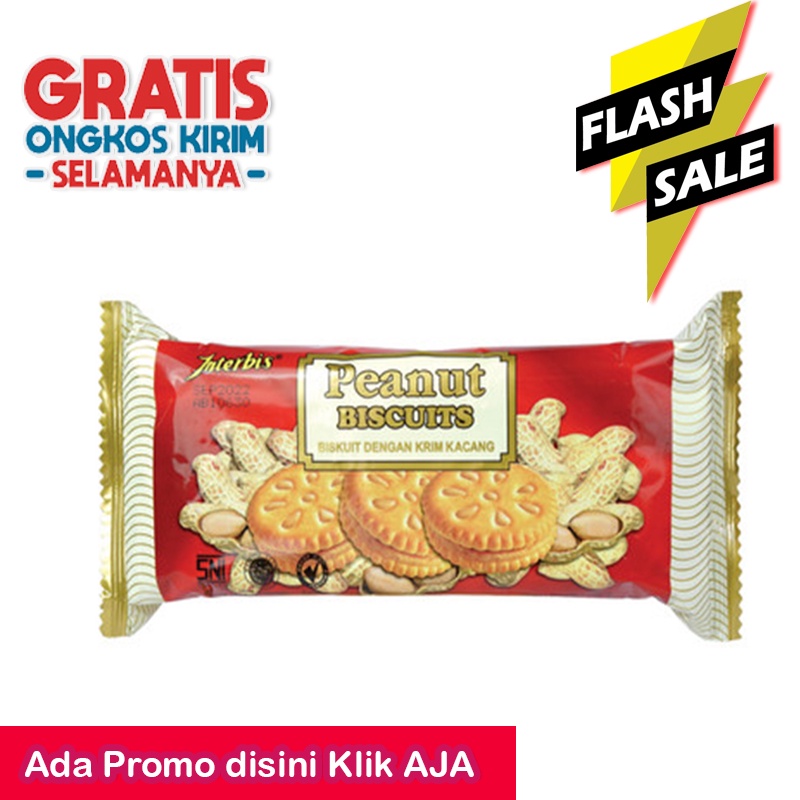 

Interbis Peanut Cracker 160 gr biskuit kacang