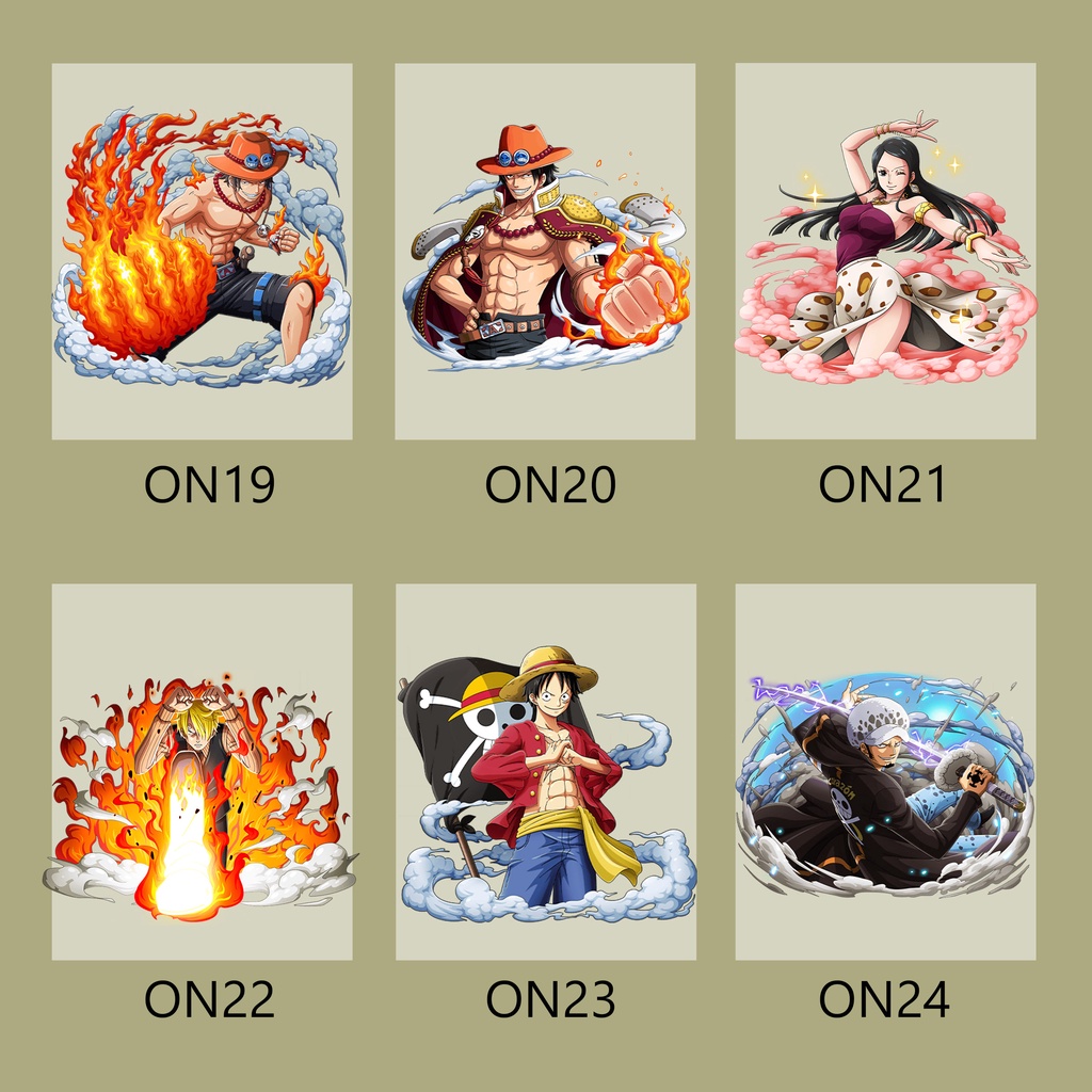 STICKER SABLON ONE PIECE STICKER KAOS ONE PIECE STICKER ONE PIECE