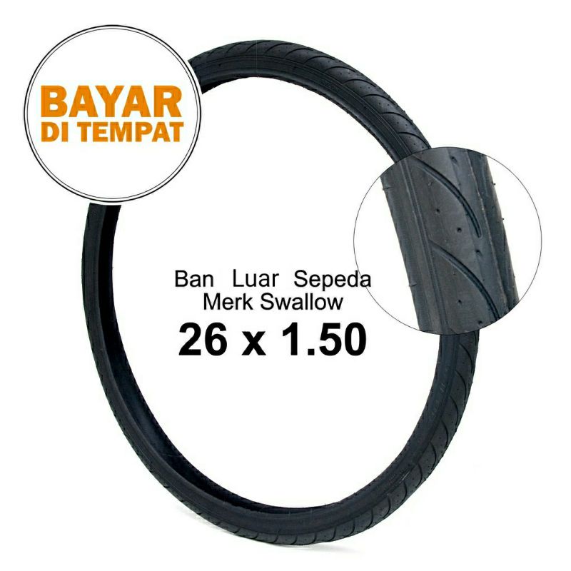 Ban Luar Sepeda 26 x 1.50 Swallow