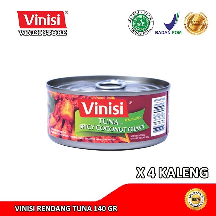 

Paket 4 Kaleng Vinisi Rendang Tuna 140 Gr