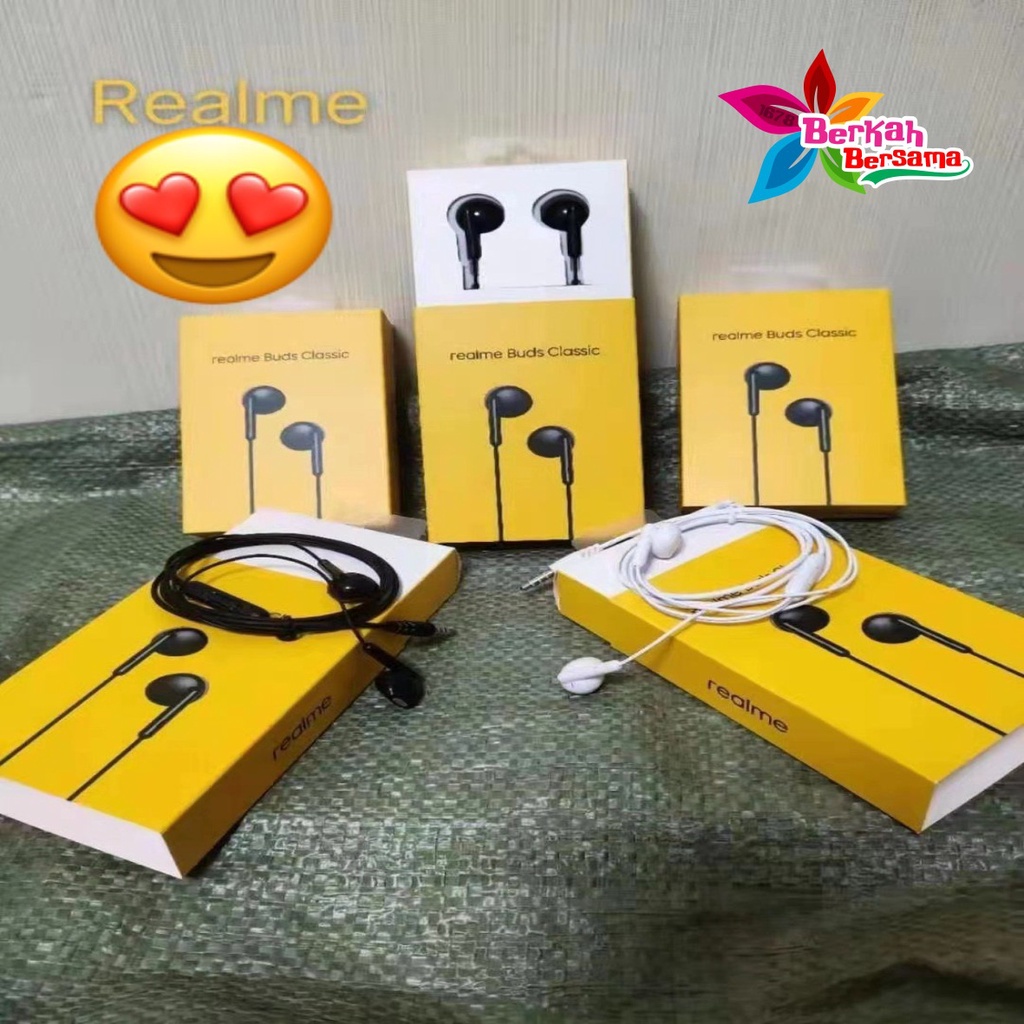 BM061 Headset Hf earphone realme BUDS Classic ORIGINAL SUPERBASS realme 5 C20 C21y c25 C2 C3 C11 SB5577