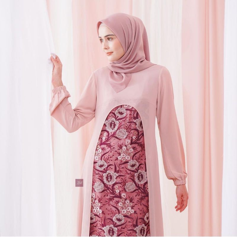 Rayya Dress | Dress Brukat Heaven Lights Zerina Banu | Gamis Brukat