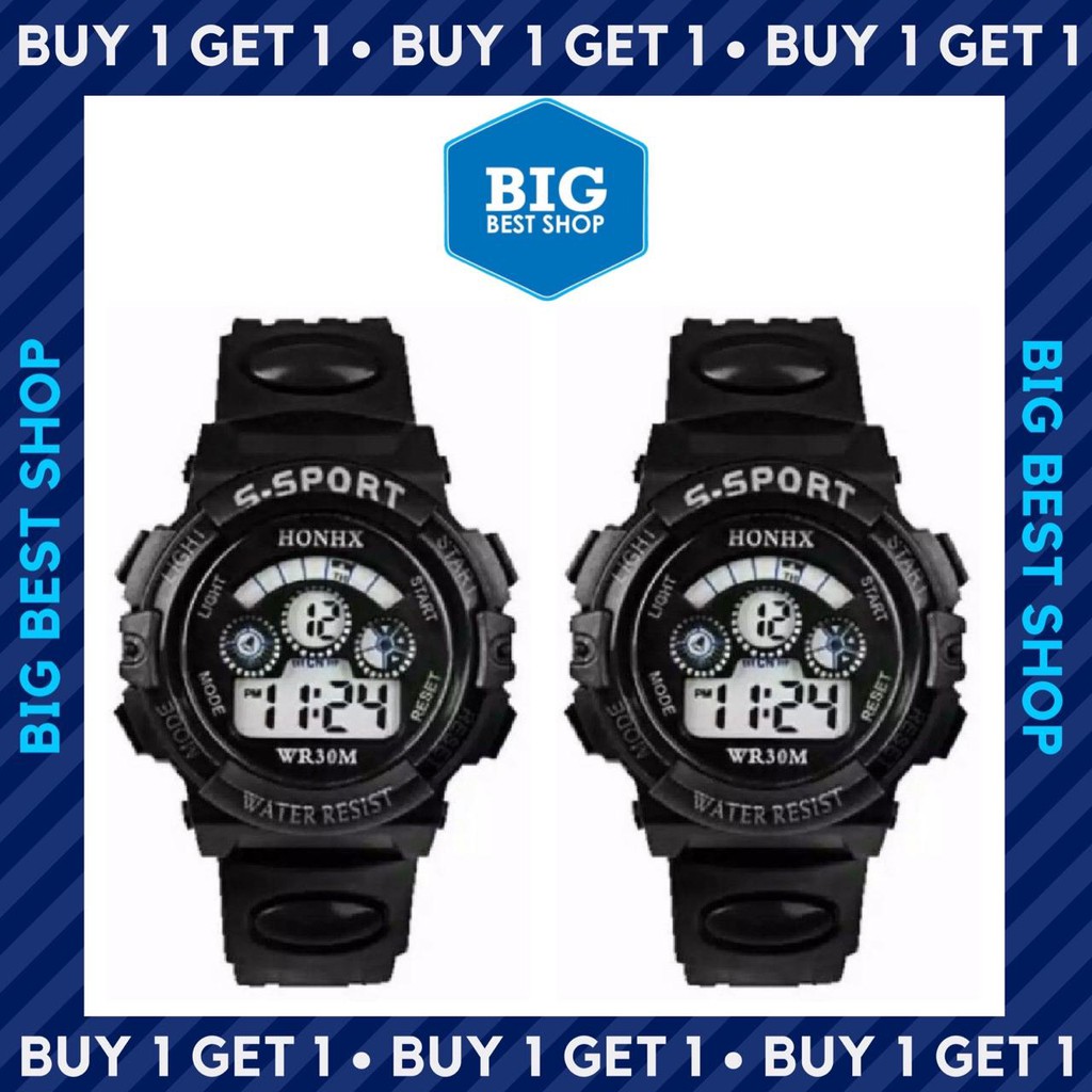 ✅COD [BBS] BUY 1 GET 1 BELI SATU GRATIS SATU JAM TANGAN RUBBER SPORT 1790 DIGITAL TERLARIS IMPORT