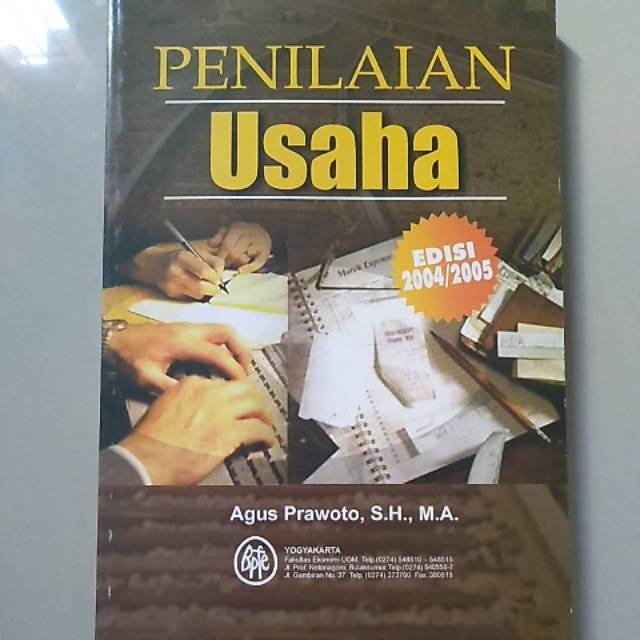 

Buku Penilaian Usaha