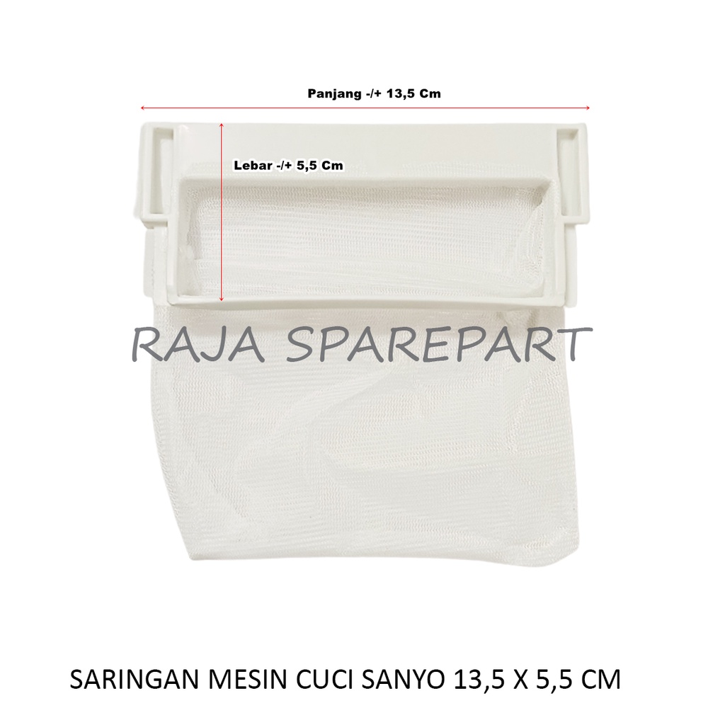 SARINGAN MESIN CUCI SANYO UKURAN 13,5 X 5,5 CM SSB