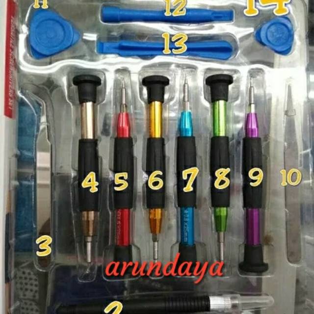 Alat servis hp obeng set lengkap