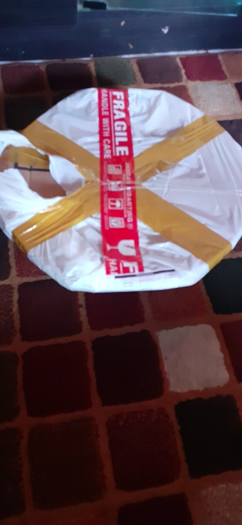 Wajan Enamel Gagang Warna Marble Frypan 34 Cm Kuaida