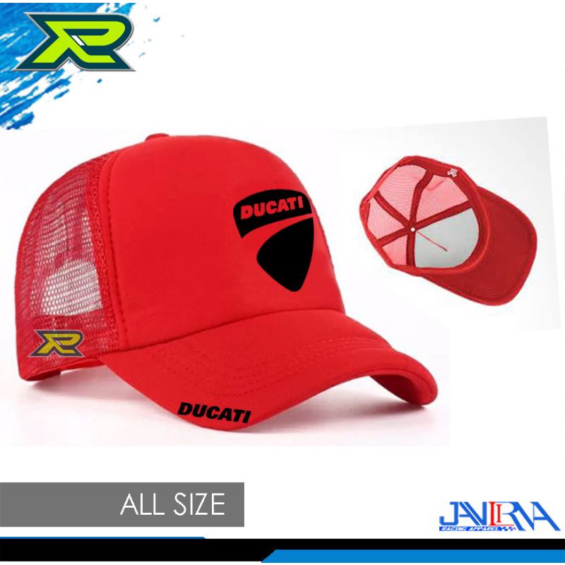 Topi dewasa topi Trucker Snapback Ducati Racing Motogp