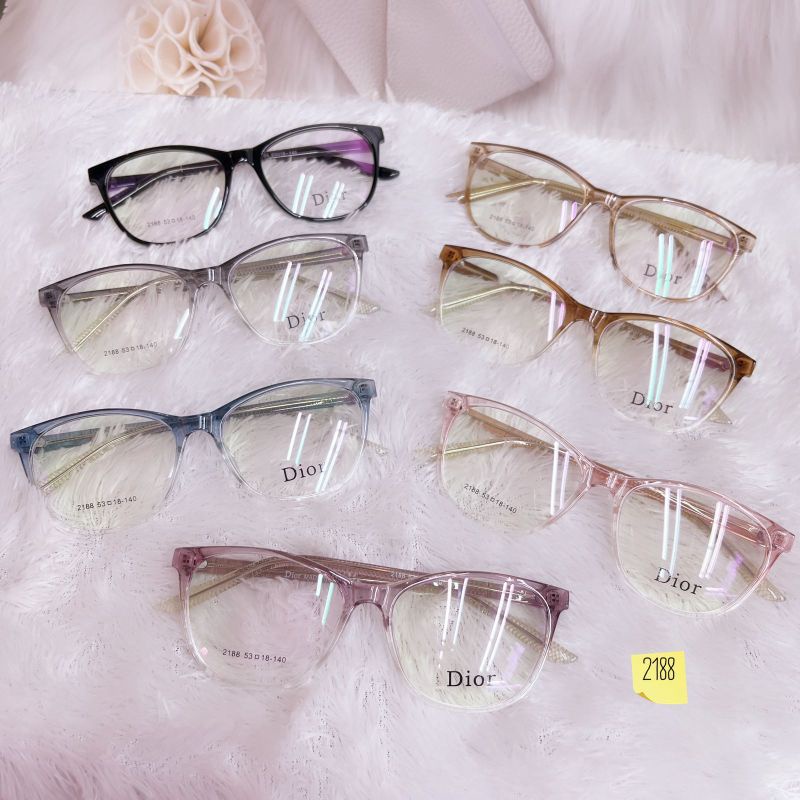 frame kacamata oval bahan plastik pria wanita