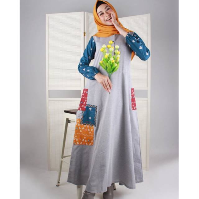 Abaya gamis Dannis dewasa XS