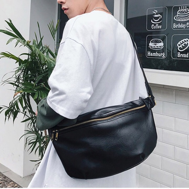 Crossbody Bag / Postman Bag Import Kulit W018