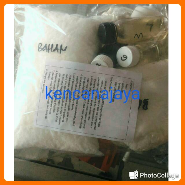 Paket bahan detergen cair MES/Bahan detergen lengkap