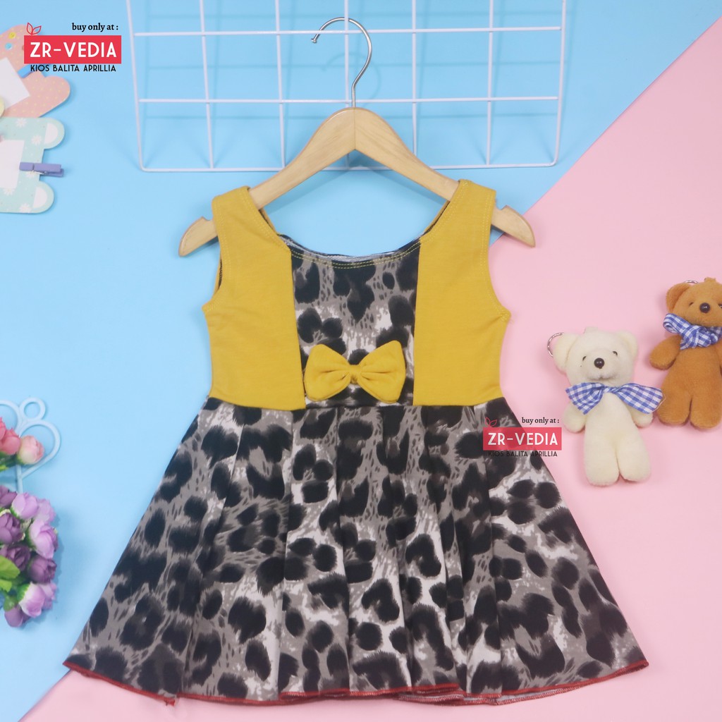 (0-6 Bulan) Dress Clairine Baby New Born / Dress Anak Perempuan Pakaian Bayi Baju Yukensi Motif kiosbalitaaprilia