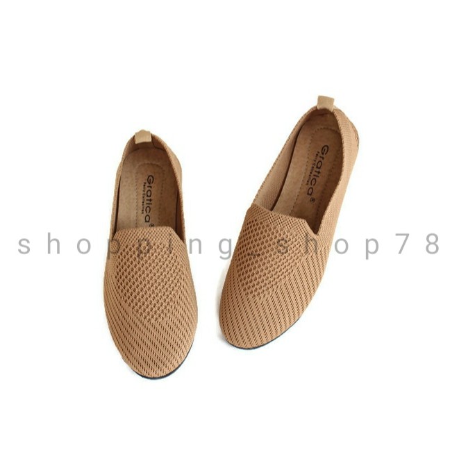 Sepatu Wanita Flat Shoes Balet Rajut Gratica DR 3539