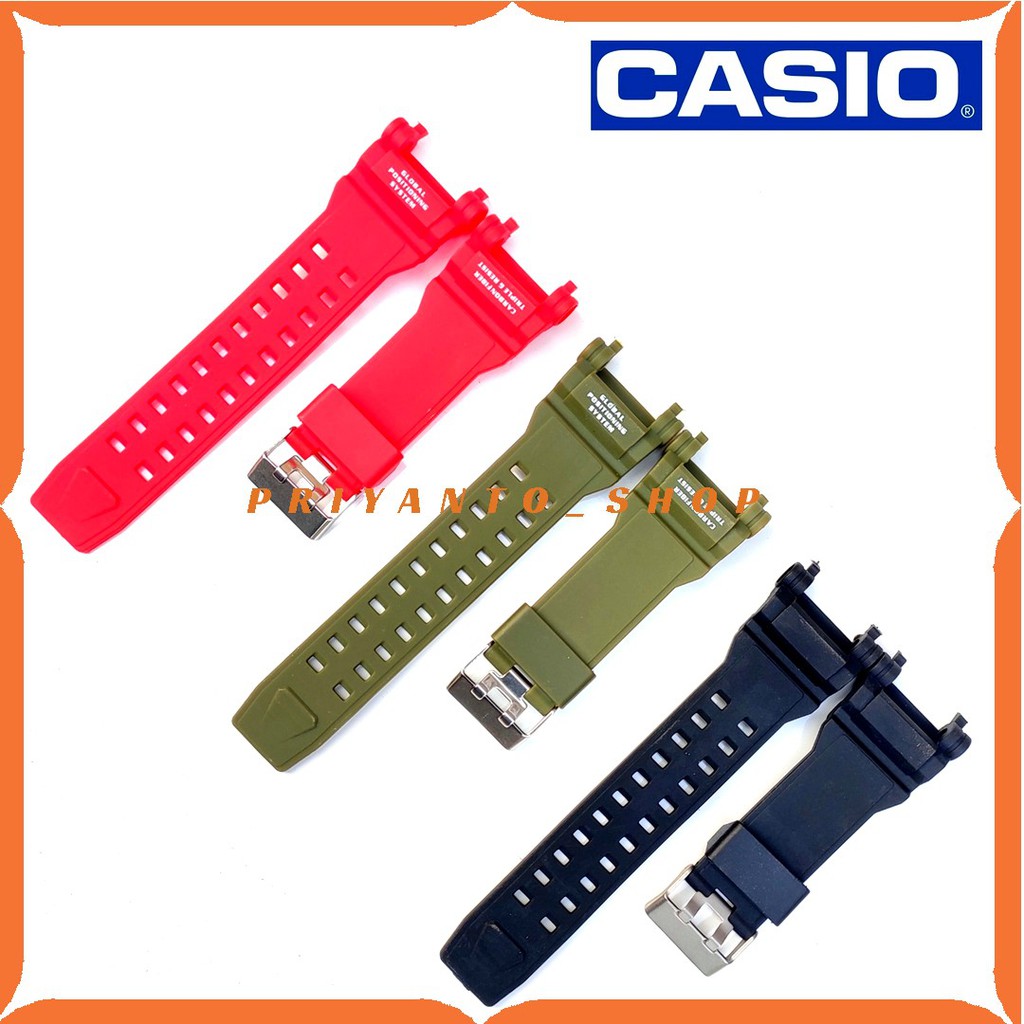 STRAP TALI JAM TANGAN RUBBER CASIO G-SHOCK GPW 2000 GPW2000 GPW-2000 GRADE A TERBAIKK